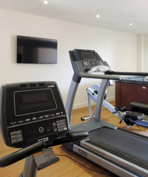 Salle de fitness du château d'Allogny