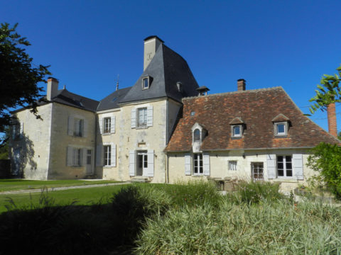 L'arrière du château d'Allogny